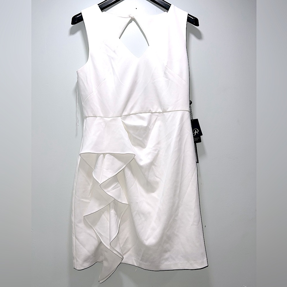 Adrianna Papell women’s white dress brand new with tags size 12